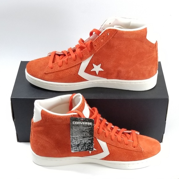 orange suede converse